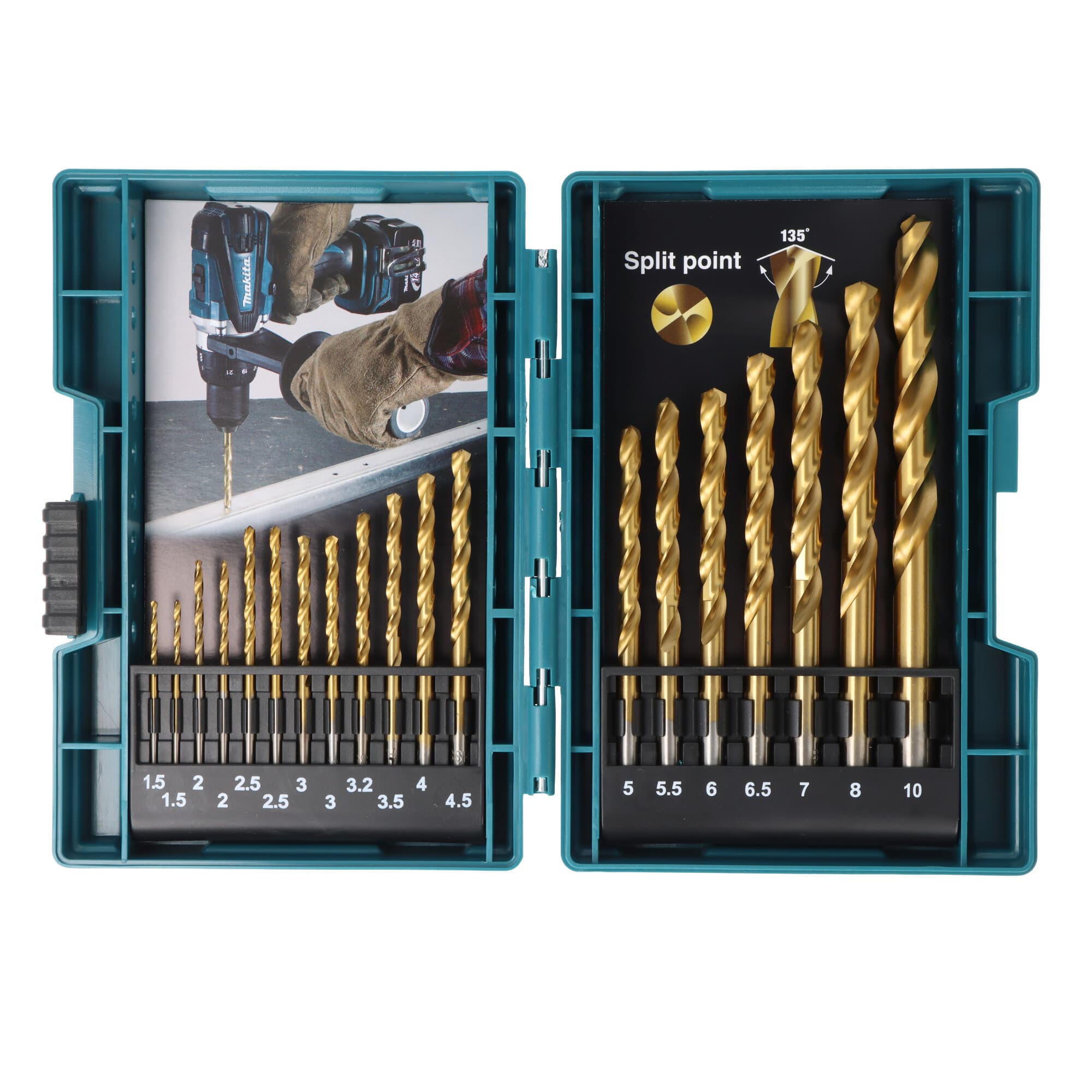 Ensemble de perceuses Makita B-67795 – Puissant, précis, indispensable