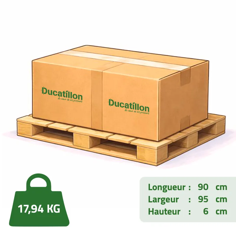 Composteur bois avec couvercle 80 x 80 cm, 510 L